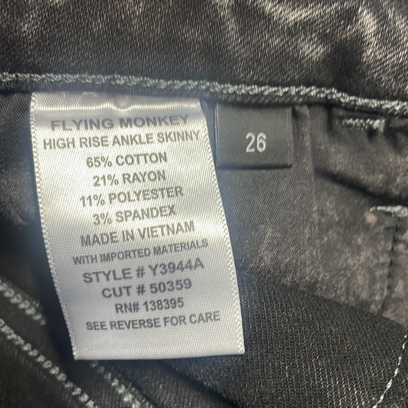 NWOT flying monkey skinny jeans - Picture 8 of 8